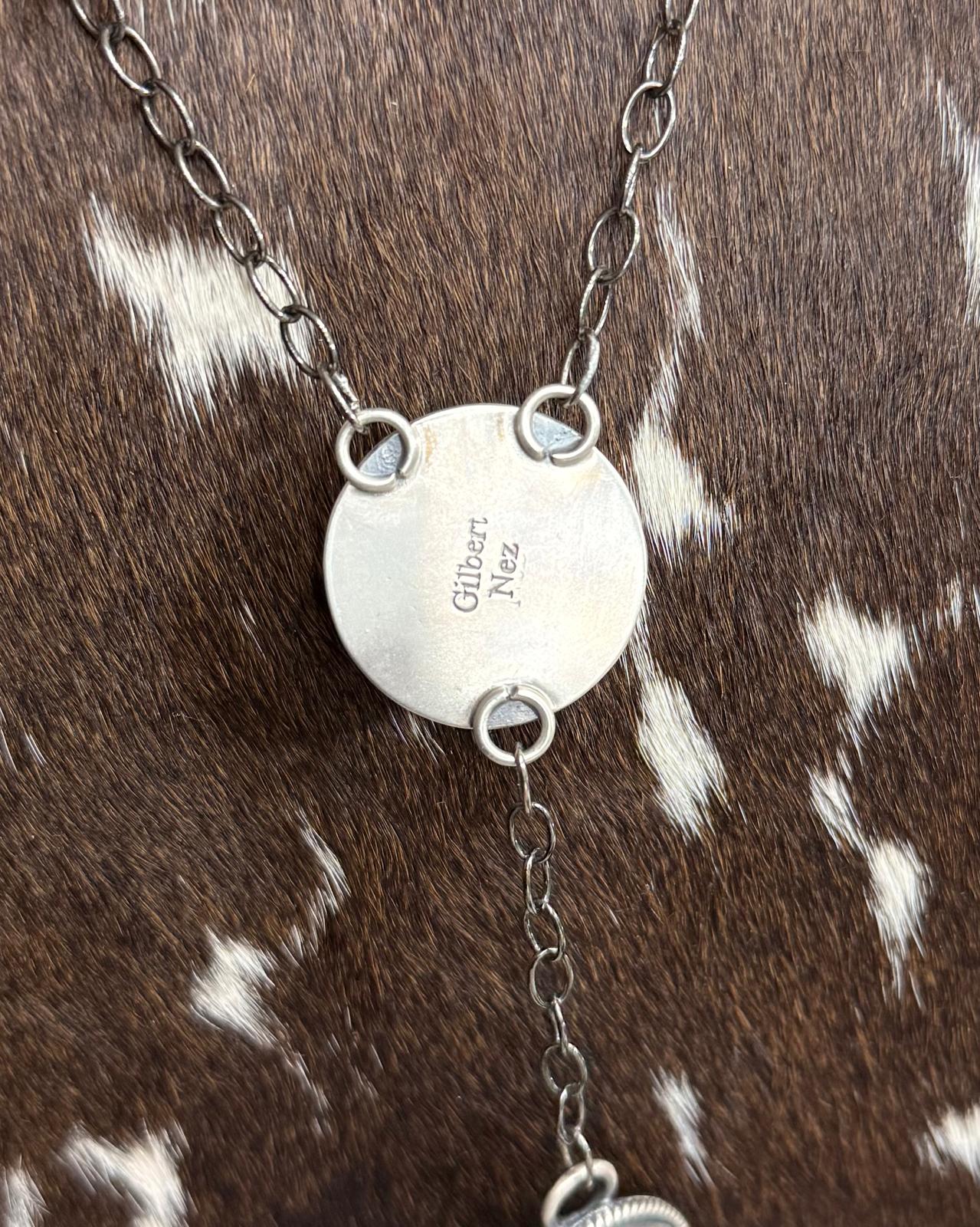 20" Gilbert Nez Coin Lariat Chain *Native