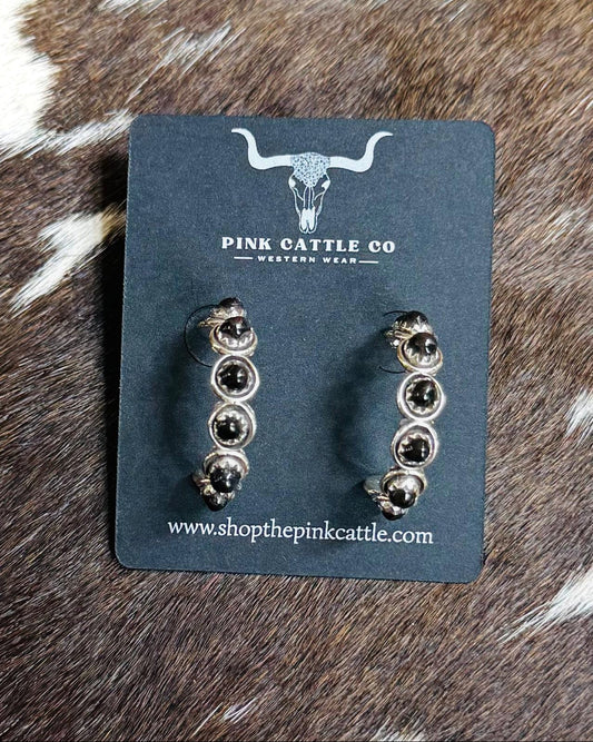 Black Onyx Hoop *Native