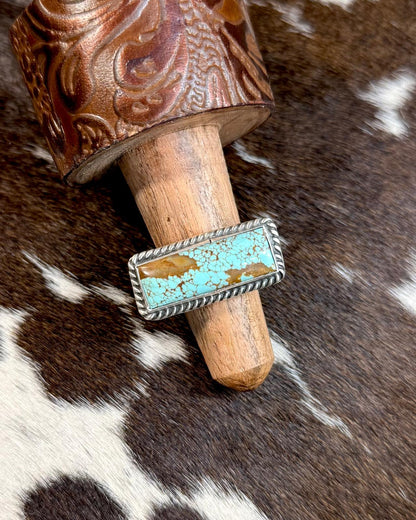 Johnny Dixon Adjustable Rectangle Ring *Native