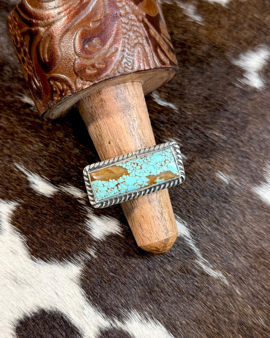 Johnny Dixon Adjustable Rectangle Ring *Native