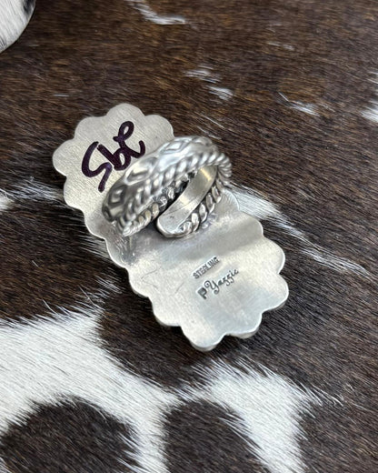 P.Yazzie Bar Adjustable Ring *Native