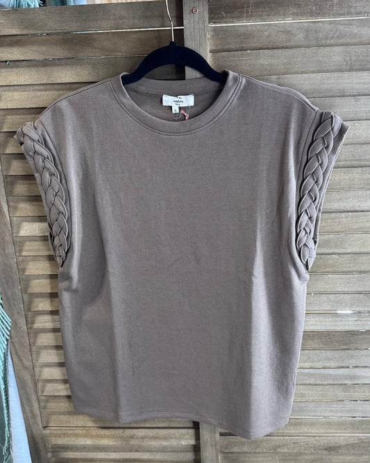 Boxy Braided top