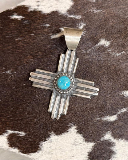 Large Chimney Butte Zia Pendant