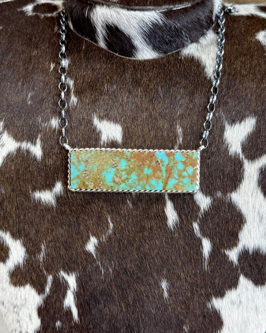 Brandon Etsitty 3" XL Bar Necklace *Native