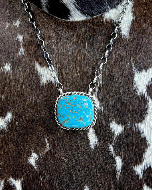 Augustine Largo Kingman Square Necklace *Native