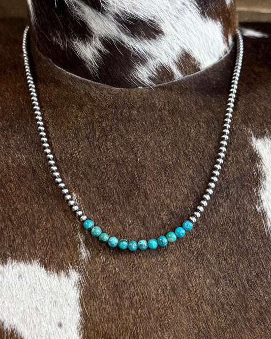 Turquoise Pearl Necklace