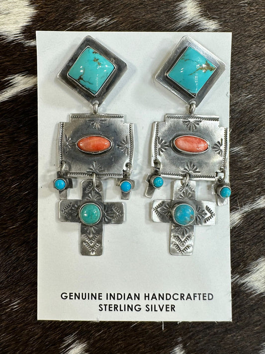 Rita Lee Cross Chandelier Dangle