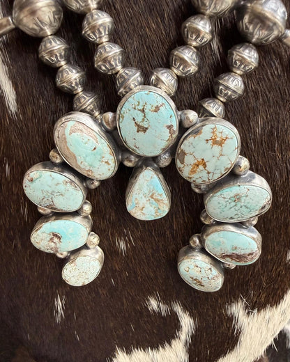 Darrin Livingston Dry Creek Squash Blossom Necklace*Native