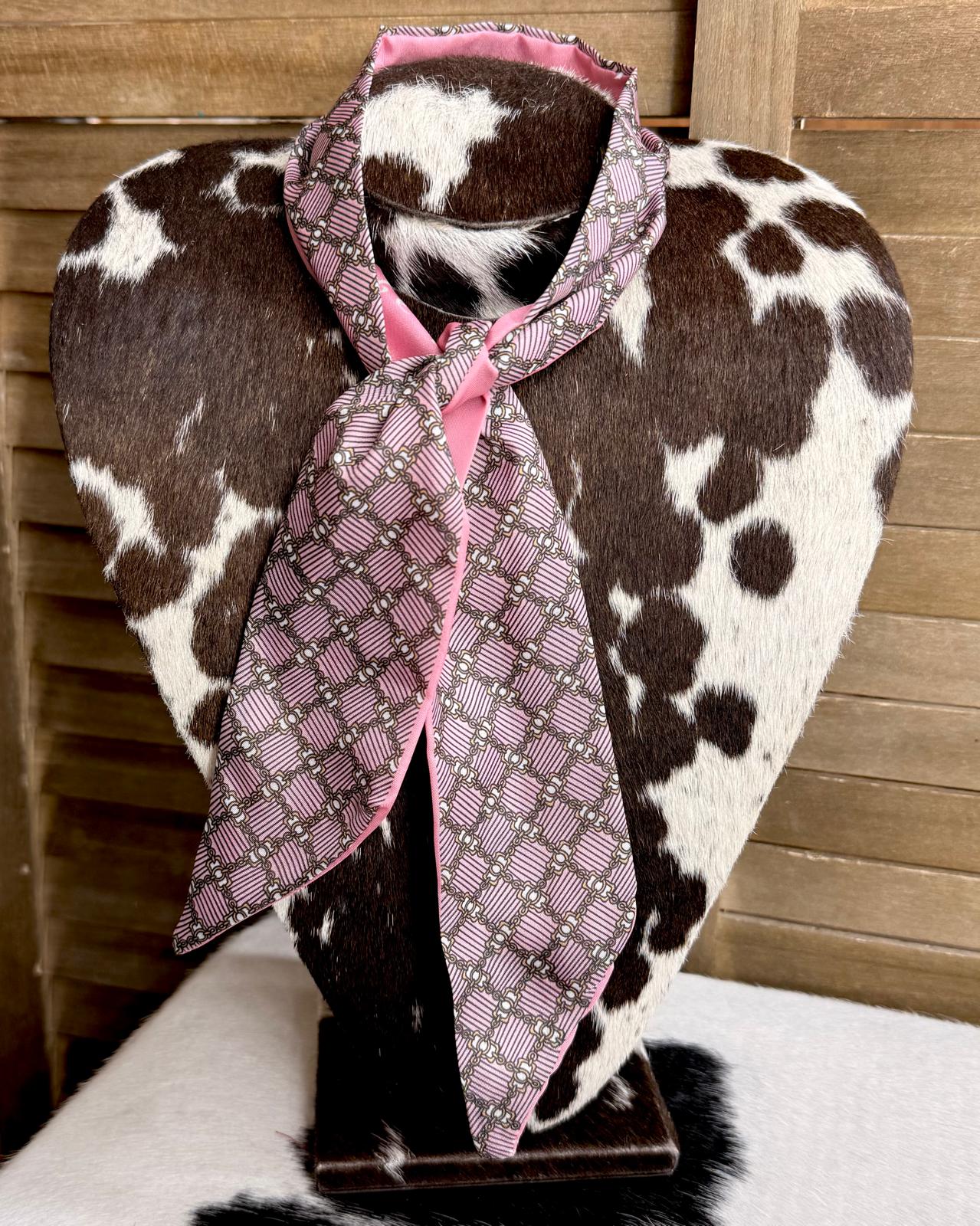 Dusty Pink Link Wild Rag/Twilly