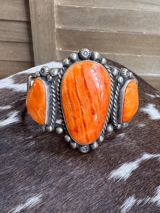 Large 3 Spiny Stone Cuff *Native
