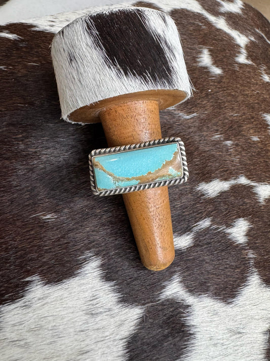 Johnny Dixon Adjustable Rectangle Ring *Native