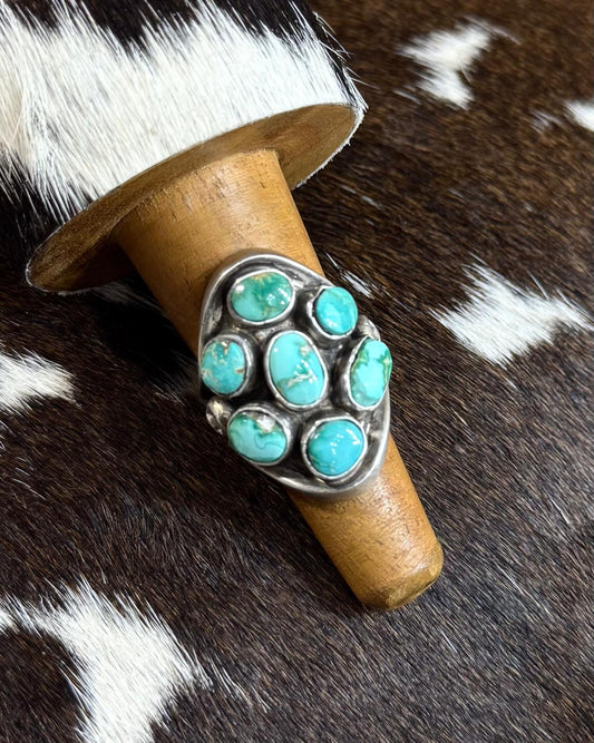 Emer Thompson Native Flower Cluser Ring *Sz 8.5