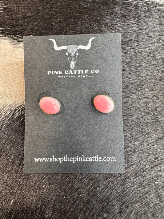 Mini Pink Conch Studs