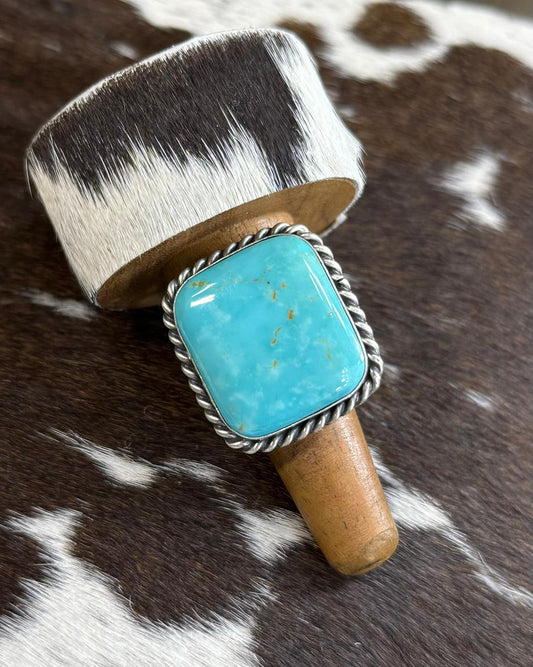 Augustine Largo Adjustable Kingman Square Ring