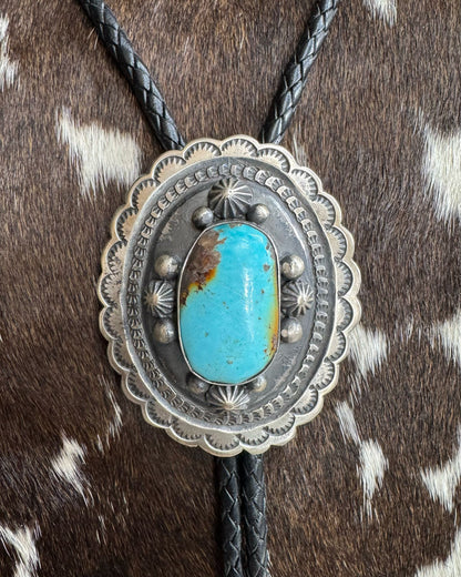 Chimney Butte Kingman Turquoise Bolo *Native