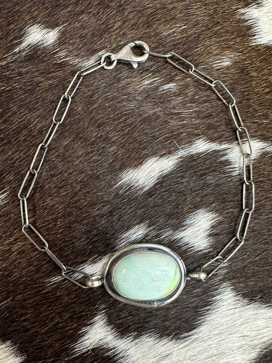 Palomino Stone Dainty Clasp Bracelet *Native