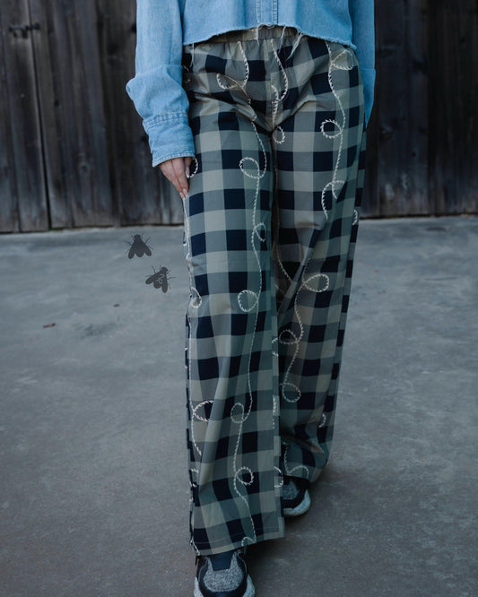 Off The Track Boxer Pants *Gingham