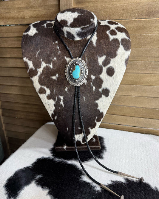 Chimney Butte Kingman Turquoise Bolo *Native