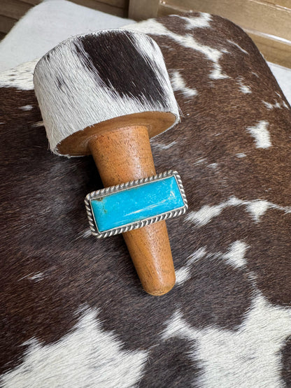 Johnny Dixon Adjustable Rectangle Ring *Native