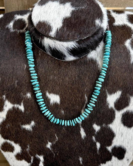 18" All Turquoise Nugget Stacker
