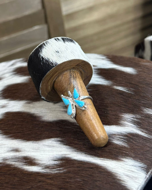 Turquoise Butterfly Ring *Native