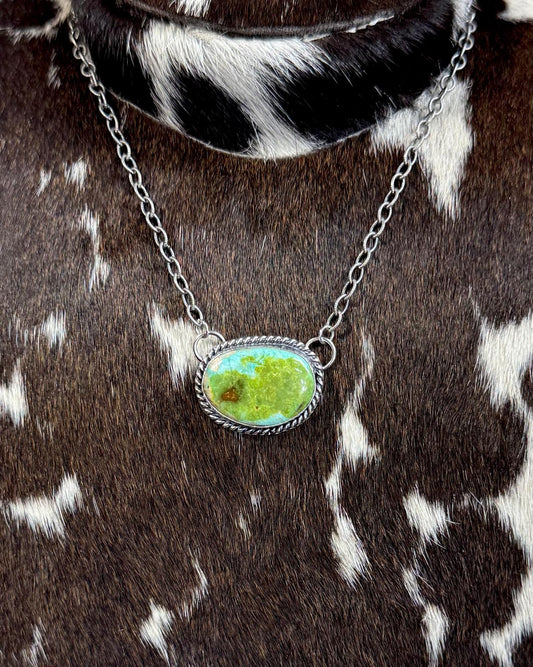 Sonoran Circle Stone Necklace * Non Native