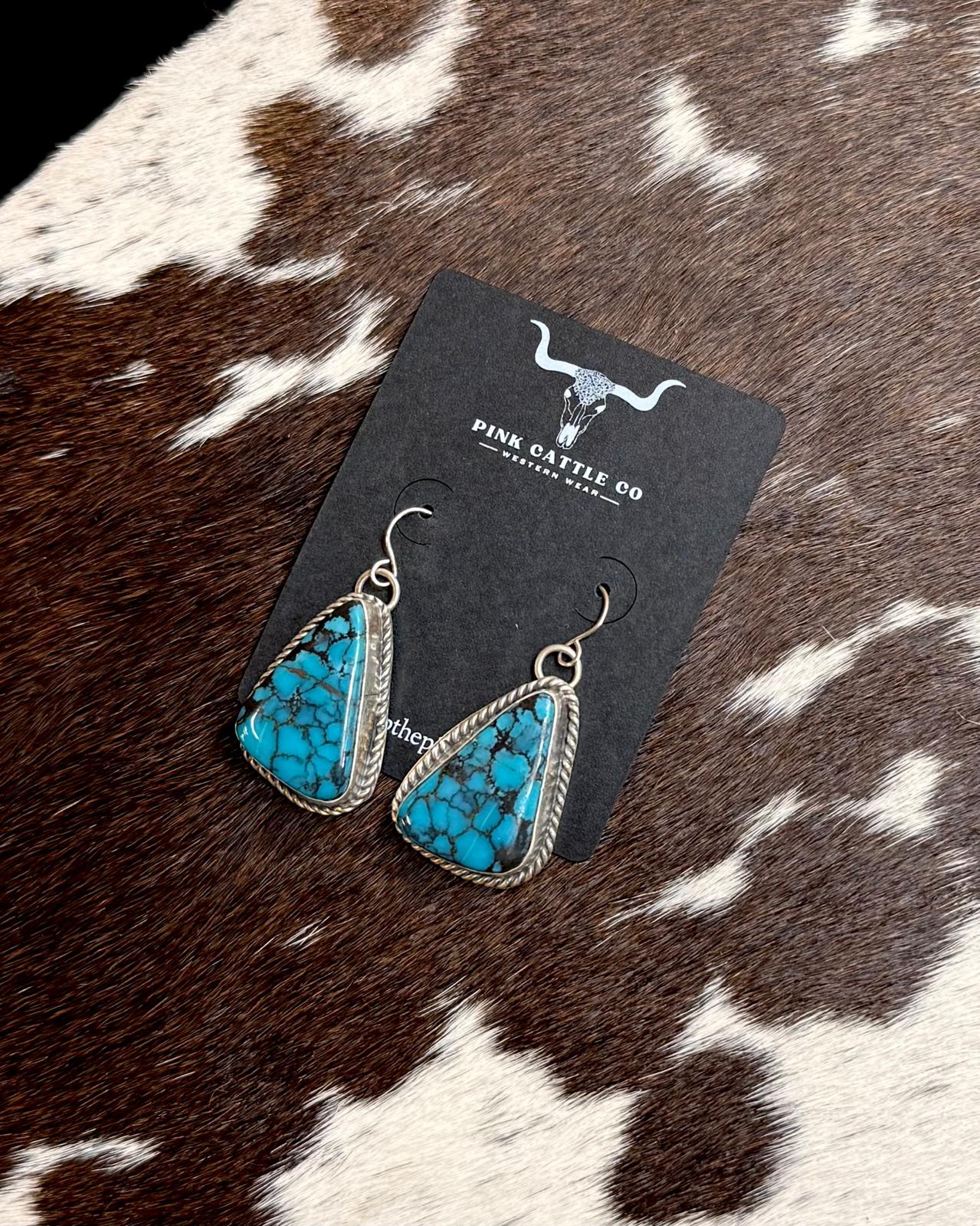 Bisbee Turquoise Dangles *Native