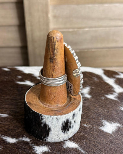 Justina Wilson Adjustable Coral Ring *Native