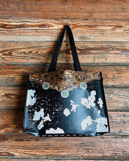 Cowhide Reusable Tote