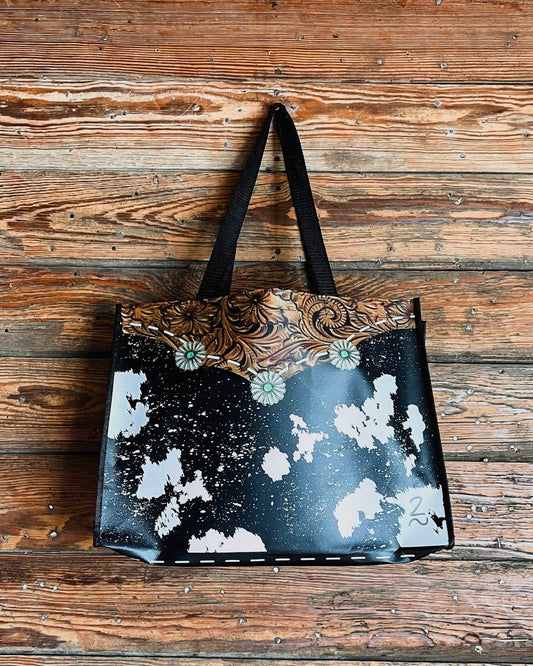 Cowhide Reusable Tote