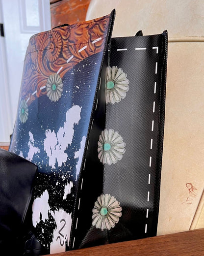 Cowhide Reusable Tote